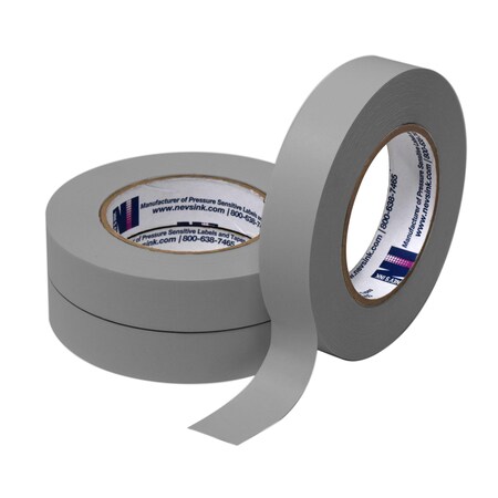 Nevs 1" wide x 60yd Gray Labeling Tape T-100-Gray